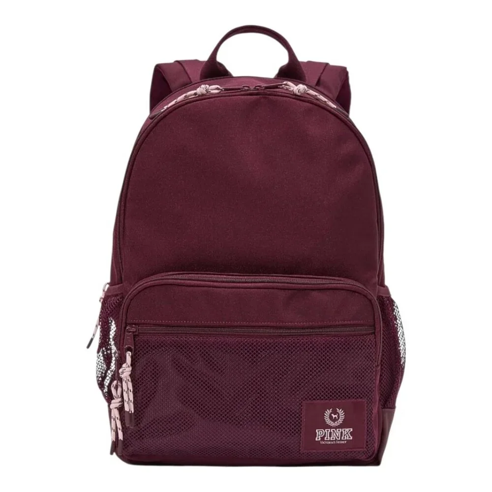 Victoria Secret Pink Classic Canvas Backpack NWT Wild Rose
